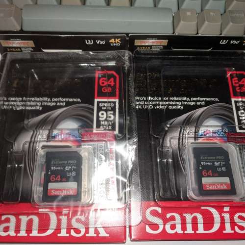 全新 New SanDisk Extreme Pro SDXC UHS-I 64GB OpenBox