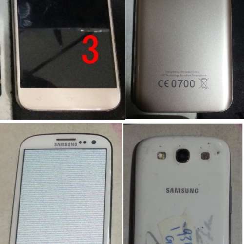 5部電話,有問題,當壞機/零件出售