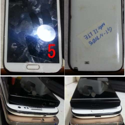 5部電話,有問題,當壞機/零件出售