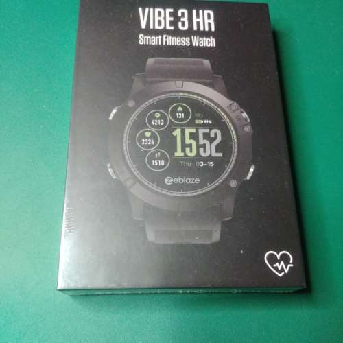 全新 未開封 ZEBLAZE VIBE 3 HR smartwatch 智能手錶（有心率/heart rate)