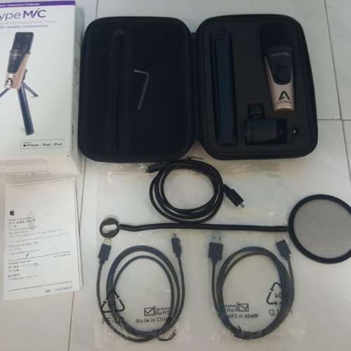 Apple 香港獨家易用靚聲USB咪 APOGEE HYPE MIC  $2,500 勁超新淨，已徹底清潔消毒，...