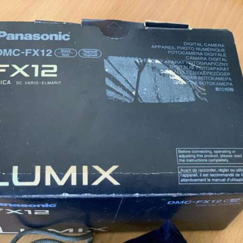 Panasonic Lumix  DMC - FX 12 ( Digital Camera 數碼輕便相機) - Full set