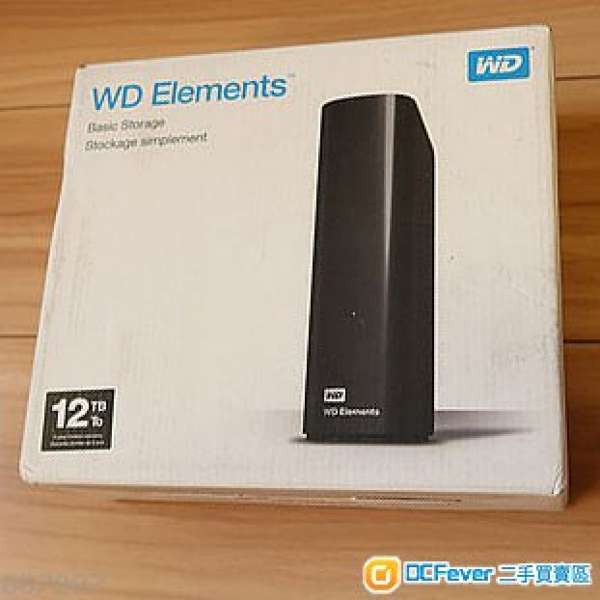 全新未開封 WD Elements 12TB USB3.0 外置硬碟