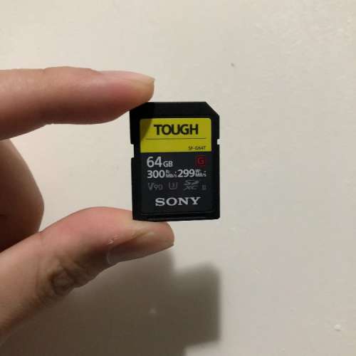 Sony SF-G 系列TOUGH 64GB 300mb / 299mb