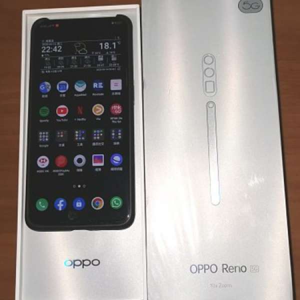Oppo Reno 5G 8+256g 全套99.99%新