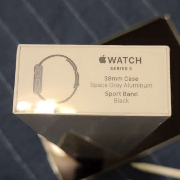 全新未封開 Apple Watch Series 3 GPS 38mm Space Gray Black Sport Band