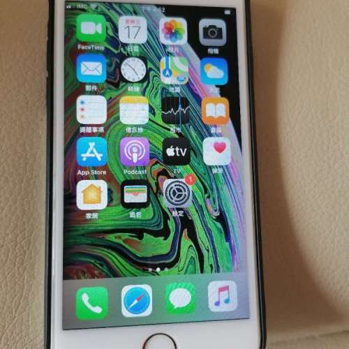 港版IPHONE 6S 64G玫瑰金,新電池,MON有貼,四邊有花！