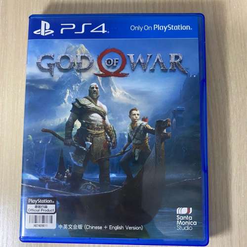 PS4 98%新 God of war戰神(有code)