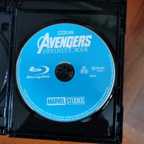 Avengers Infinity War blu-ray 美版