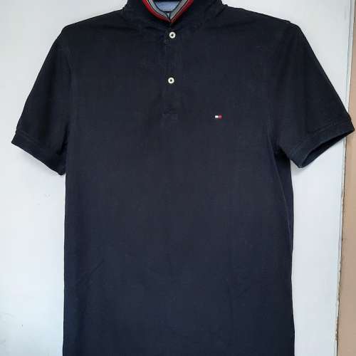 TOMMY HILFIGER Polo Shirt A 深藍色 Slim Fit