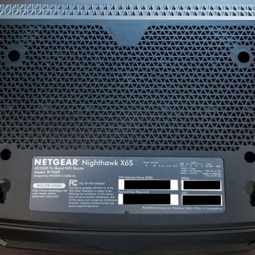 買賣全新及二手網絡/WIFI, 電腦 99新 Netgear Nighthawk R7900P X6S AC3000