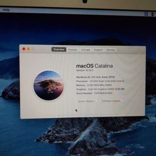 出售MacBook Air 13.3" Early 2015 四角無崩 新凈