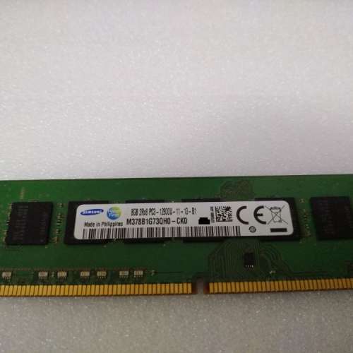 新淨 100% Work SAMSUNG DDR3-1600 (PC3-12800)  8GB Desktop Ram (Lenovo廠機卸下,...