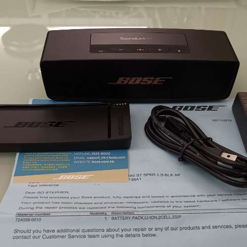 95% new Bose Soundlink Mini 2 ll 黑金特別版