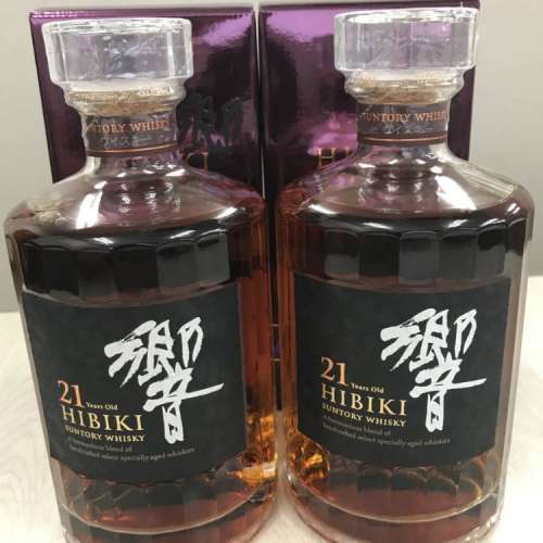 響 21  Hibiki 21  日版 700ml, 全新未開封, $4200/支