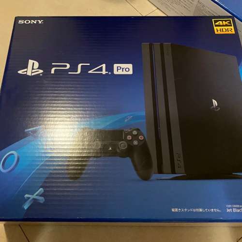 PS4 Pro 全新 1TB 日版 黑色 可在香港直插使用