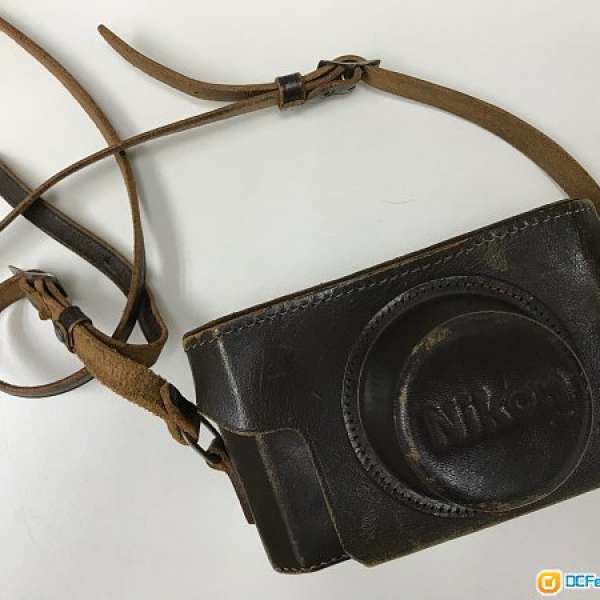 NIKON S 古董 真皮 相機套 Antique Leather Camera Case