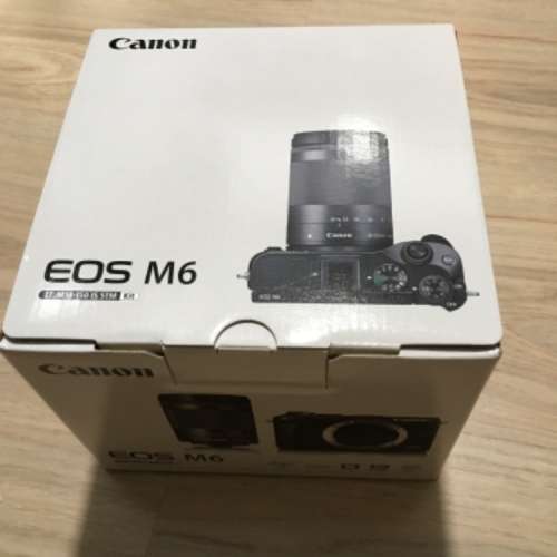 全新未開封Canon EOS M6連EF-M 18-150mm鏡頭套裝黑色