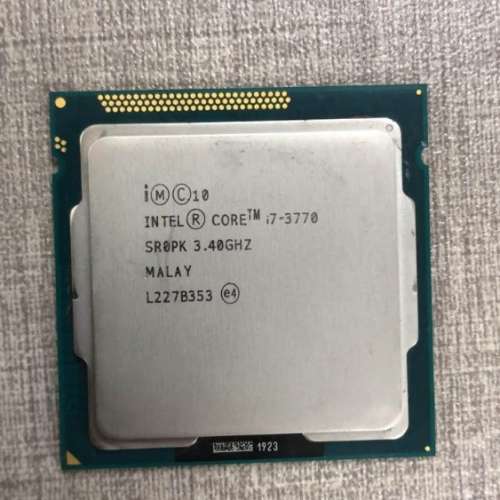 Intel i7-3770 cpu 二手
