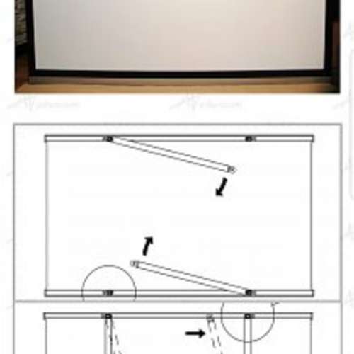 KIKUCHI EF-70HDAM  菊池16:9 高清白投影幕70"