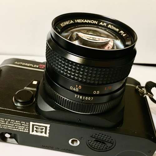 罕有Konica TC 菲林相機連50mm F1.4 AR 頂級大光圈鏡頭全套90%新