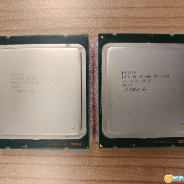 Intel Xeon E5-2609兩粒