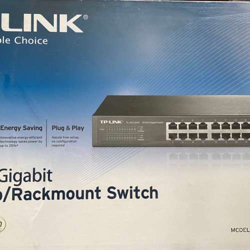TP-Link TL-SG1024D, 24Port Gigabit Switch