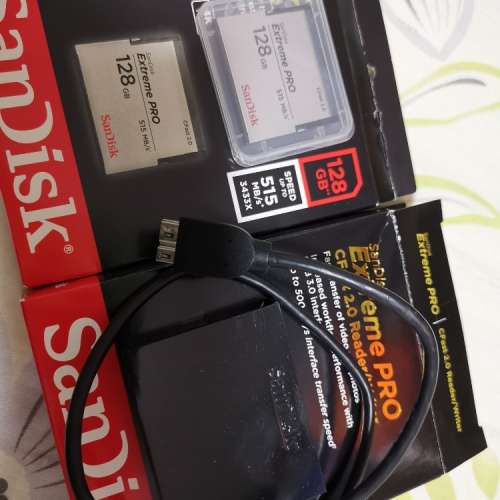 SanDisk 128GB Extreme PRO CFast 2.0 Memory Card & Reader