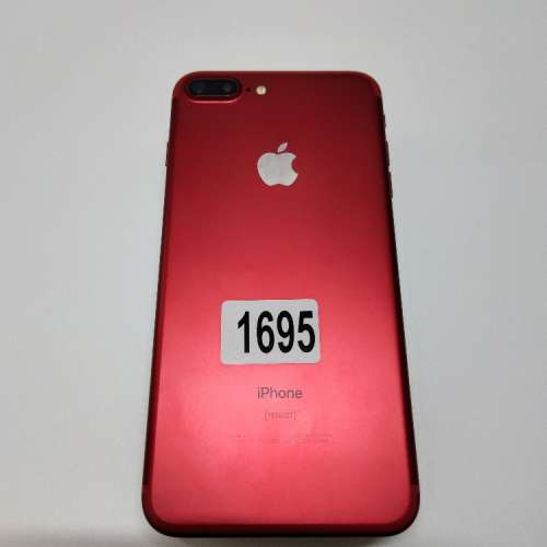 99新 iPhone7 Plus 128gb 紅色 官換機 電池100