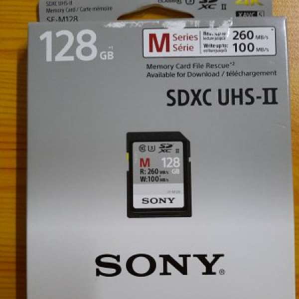 Sony 128GB SDXC R260 W100 重有保養