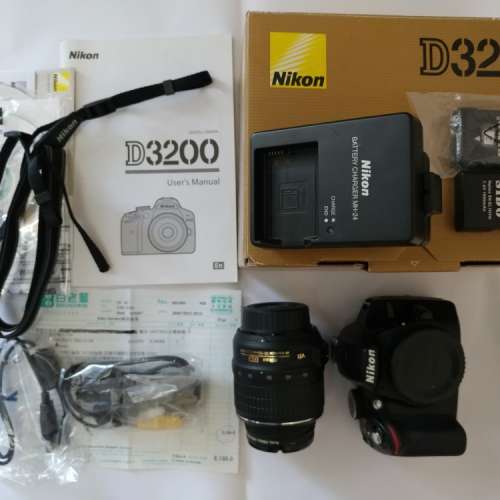 NIKON D3200 相機 & NIKKOR 18-55mm f/3.5-5.6 G