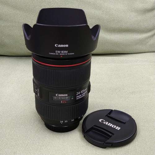 90%新 Canon EF 24-105 L f/4 IS ii USM mark 2 (f4 not 16-35 17-40 24-70 2.8)