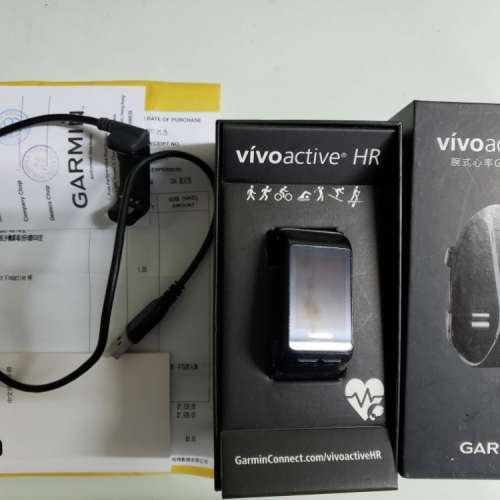 Garmin Vivoactive HR 繁體中文版 行貨 單盒全齊