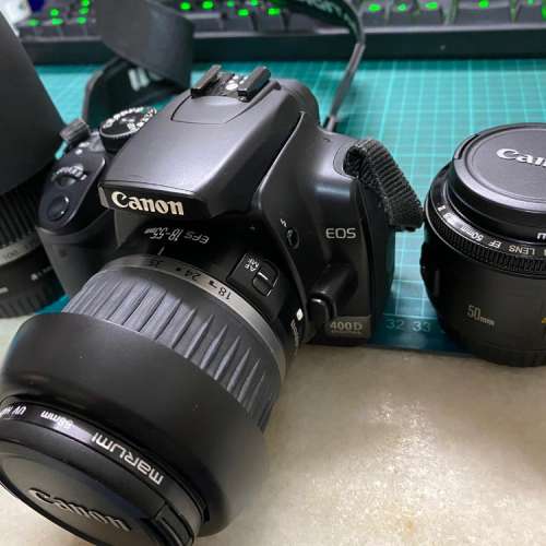Canon EOS 400D Kit 18-55, 50mm 1.8 II, 55-250mm 窮人三寶