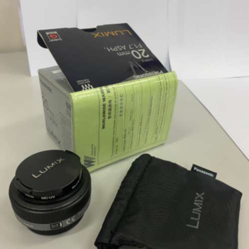 Panasonic Lumix G 20mm F1.7 ASPH (M43)附送GF2相機及2原廠電全套（行貨）