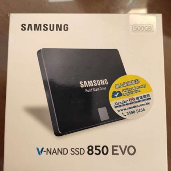 放行貨 99%新 Samsung 850 EVO 500GB MZ-75E500B 有盒