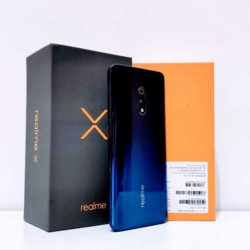 全新(New) • Realme X《6.53" AMOLED, 4+64Gb, 16+48/5MP, 20W • w/TWS Earbuds,...