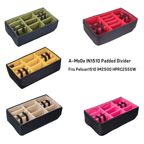 pelina 1510 1560 1535 IM2500 NANUK 935內膽間隔 , 整理袋可裝電腦比原廠更實用.(...