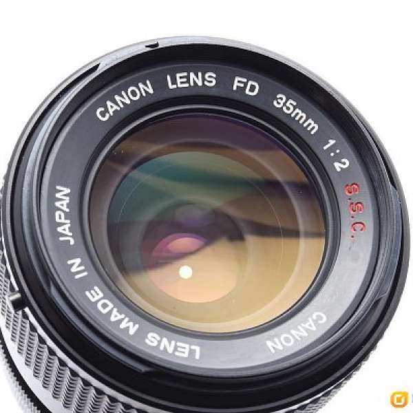 Canon 35mm F2 S.S.C 罕有最早期 第一版前鏡凹玻璃