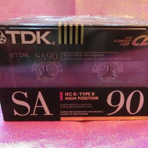 售三并全新日本造最高階 Type II TDK 金裝 SA 90 Cassette卡式錄音帶，專業 鉻帶, ...