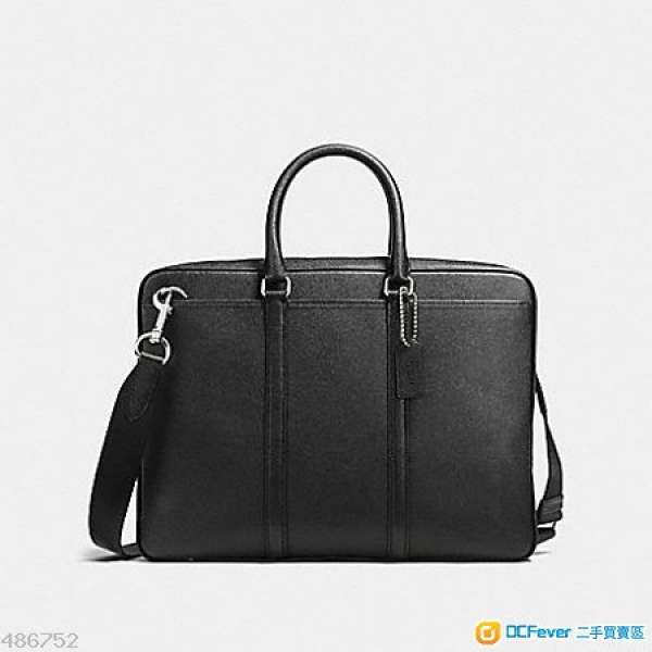 全新 Coach Metropolitan slim briefcase
