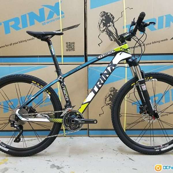 《免費送貨優惠》＊ROCKSHOX氣叉＊TRINX 30速 中空餅 26吋 碳纖 山地車- V1300