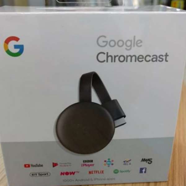 全新 未開封 Google Chromecast 3