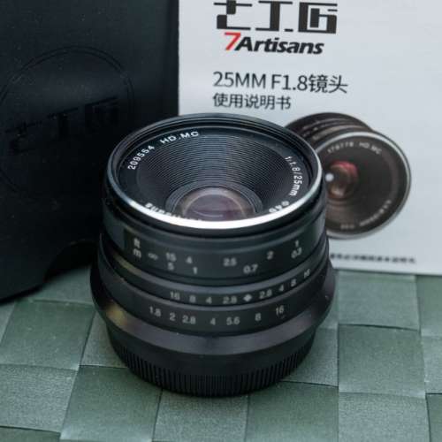 七工匠鏡頭  FUJI X MOUNT 3支   25mm f1.8, 7.5mm f2.8 fish eye, 55mm f1.4