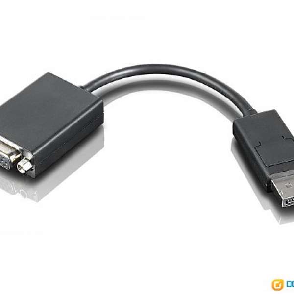 全新Lenovo DisplayPort 至 VGA 顯示器轉接線 Monitor Adapter (57Y4393)