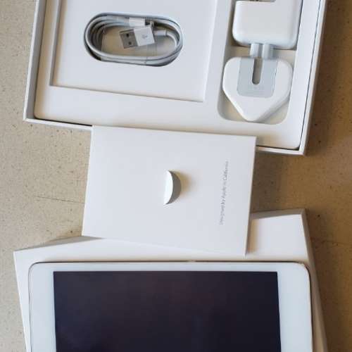 ipad mini 4 wifi 16GB - 香檳金 跟蘋果全新火牛+充電線