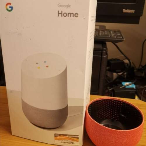 抽獎禮物 Google Home 行貨有單 多送一個橙色底殼