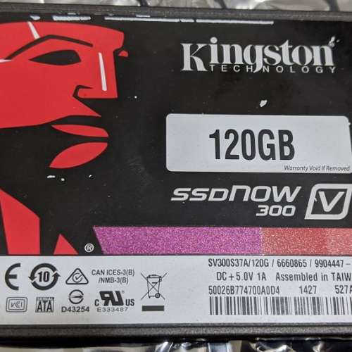 Kingston 120GB SSDNow V300 2.5 SSD