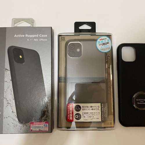 iPhone 11 Case 3個  Nomad + Air Jacket + 靚皮Case
