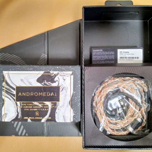 Campfire Audio Andromeda CK snow white limited + RStudio Signature Vesta 2.5mm